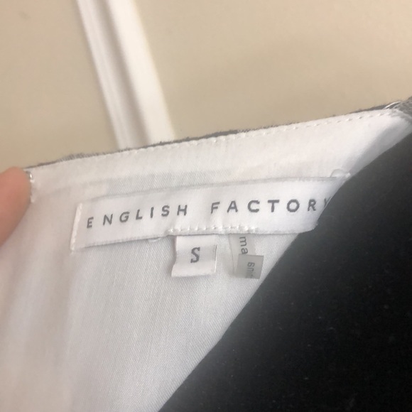 Size. Small Checkered pattern Jumpsuit - Picture 5 of 6